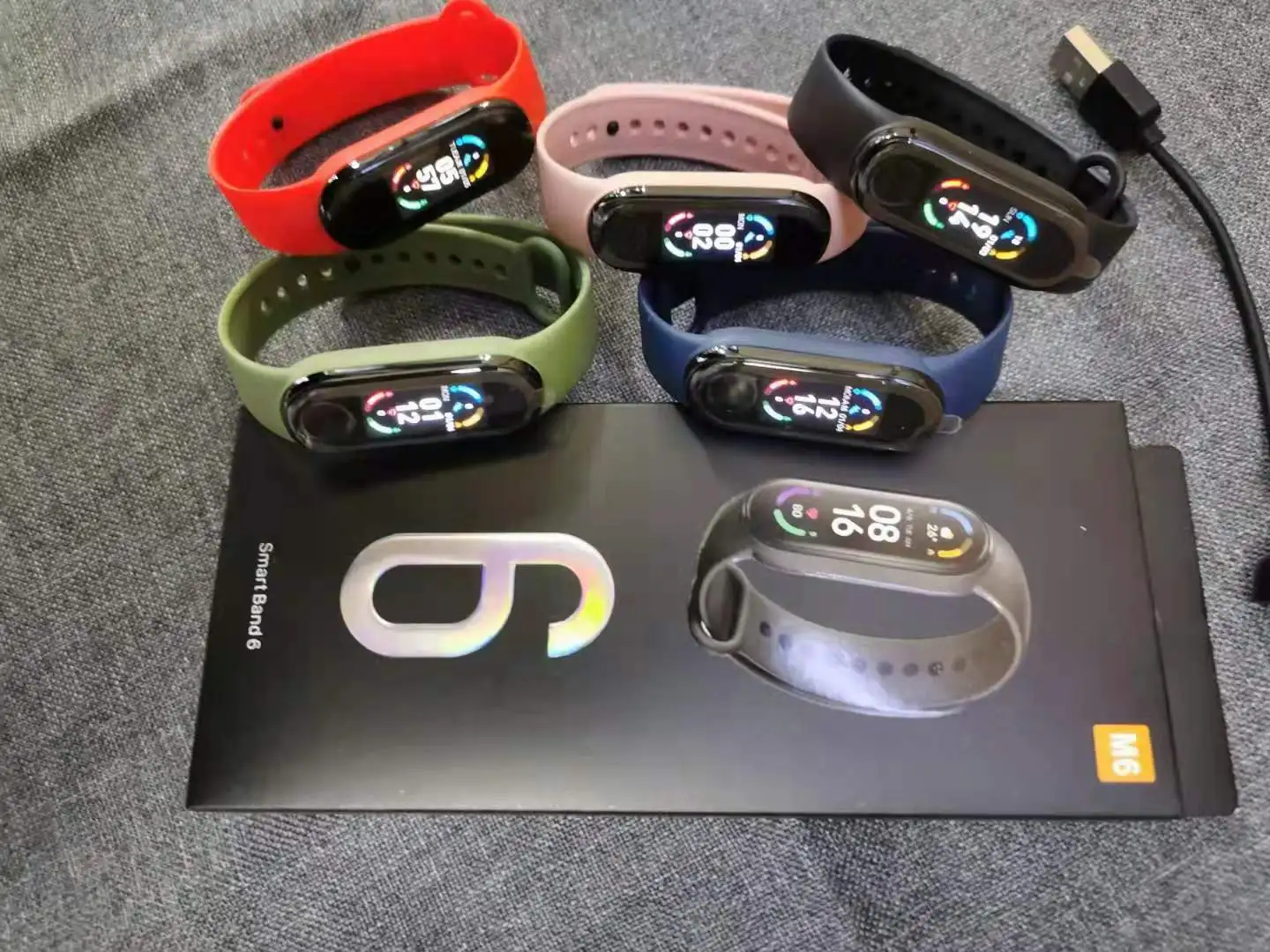  Смарт-часы Смарт-браслет Mi Band 6 в едином положении во время занятий легкой атлетикой Reloj Heartrate приборы для измерения артериального давления активно-матричные осид экран фитнес трекер Xiaomi