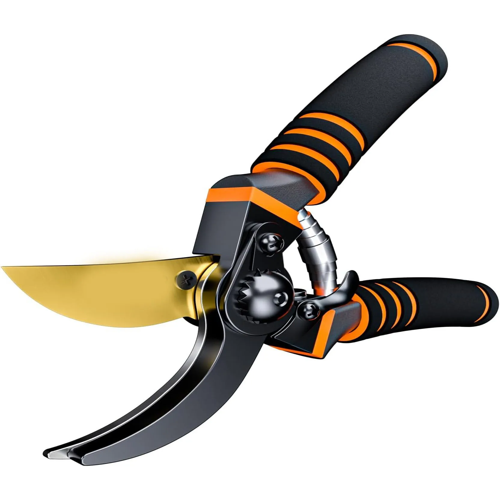 Industrial Stainless Steel Long Straight Curved Hand Pruning Shears Garden Scissors Home Garden Yard Pruning Grape Clippers