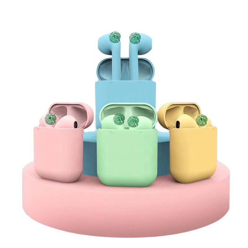  Ipx5 Waterproof Made In China Ear Phone Blue Toths Wireless Air Pods Pro Case Cover Earphone For I12