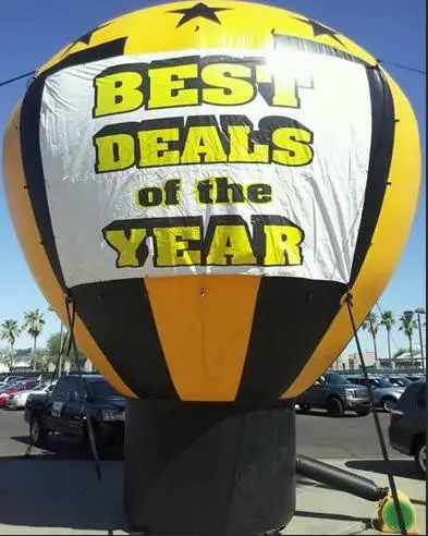 Factory price 8.3m high inflatable balloon advertising balloon advertising hot air balloon for commerce