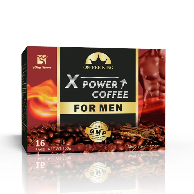 
 Высококачественный здоровый мужской мощный мгновенный секс-кофе с травами Reishi Maca  