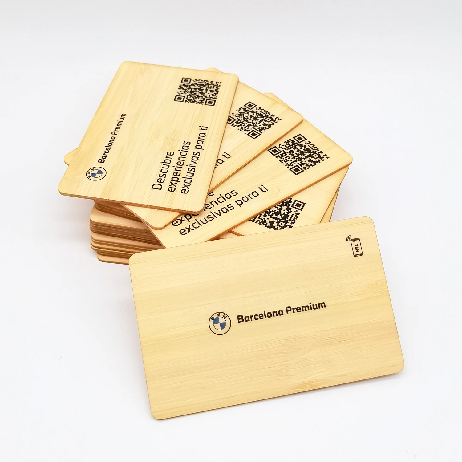 ECO friendly Customized URL Programmable Wood NFC business card
