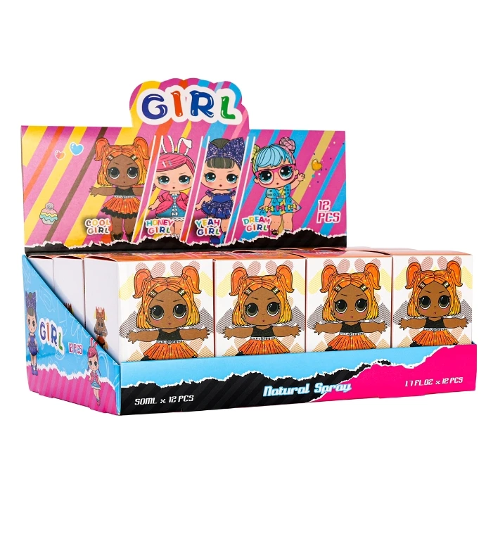 OLU972-2 50ML top brand mini designs pleasant strawberry flavors kids perfumes