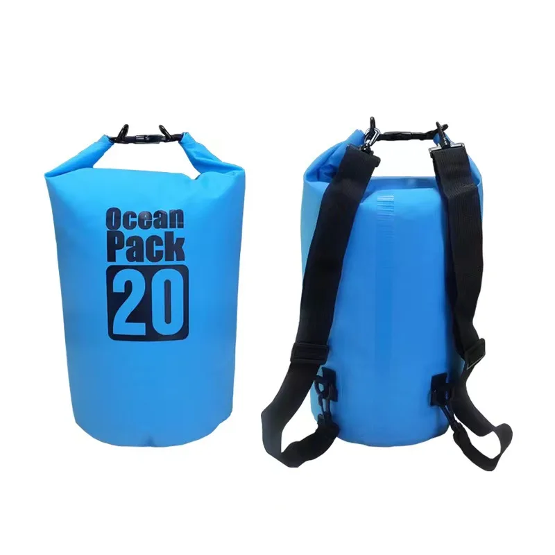 Recycled Floating Waterproof Polyester Dry Bag Portable Camouflage Lightweight Collapsible PVC Dry Duffle Bag