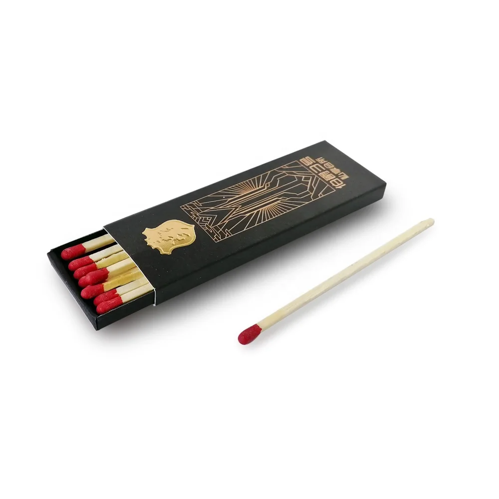 High quality wholesale Luxury matchboxes safety custom cigar matches