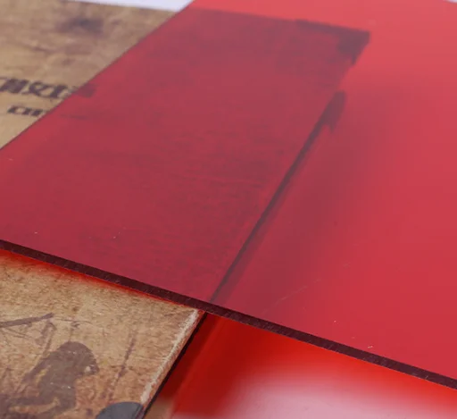 Rugged and unique design translucent polystyrene board/plastic color board