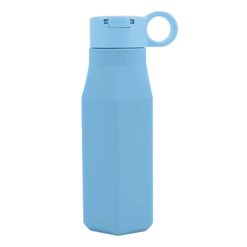 School Outdoor Private Label BPA Free Collapsible Water Bottle Silicone Folding Water Bottle