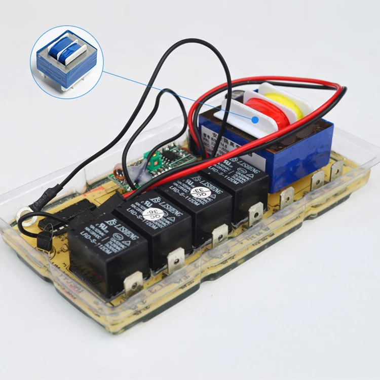 Free Sample Mnzn Power Ferrite Magnet Pc40 24v Toroidal Bobbin Small Electrical Transformer Low Frequency El In-Line Transformer