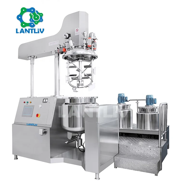 GMP Standard Stainless Steel Batch High Shear Dispersing Emulsifying Mixer Homogenizer for Cosmetics