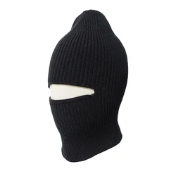 Wholesale outdoor Windproof Cycling Balaclava Adults and Kids Warm Black Ski Ride Knitted Beanie Hats