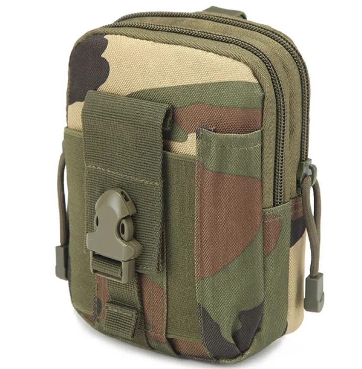 All Black Molle System Camouflage Tactical Pouch Multipurpose Sport Waist Belt Bag Purse Phone Case Outdoor EDC Holster Wallet