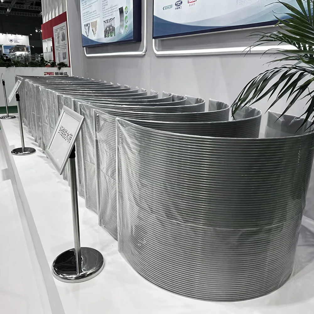High Efficiency Arc Screen Plate Filter Stainless Steel Curved Wedge Wire Industrial Filtration Equipment