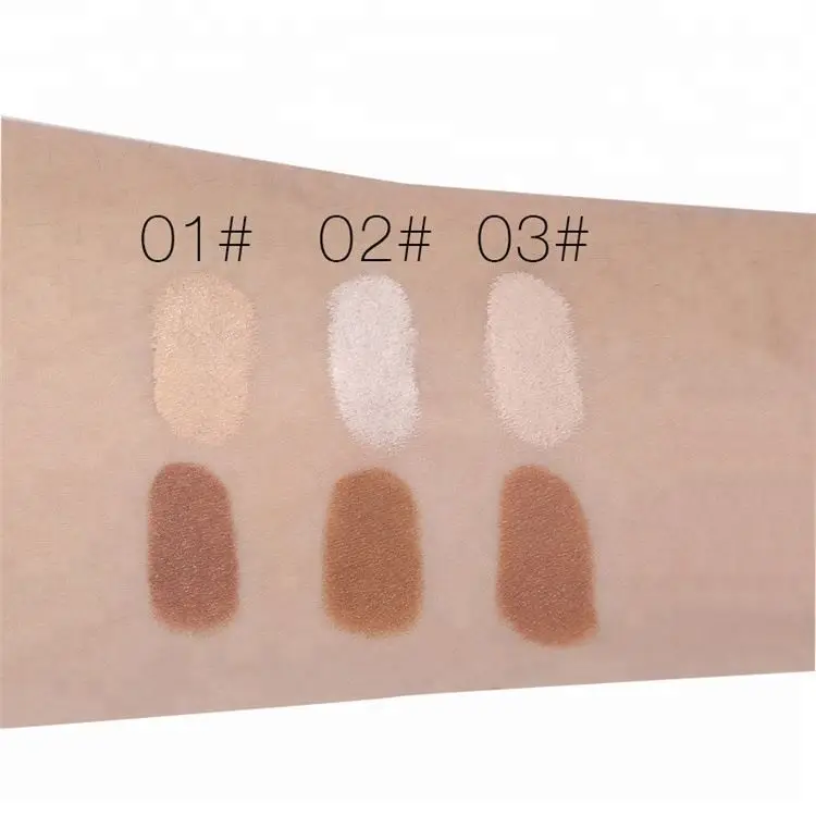 OEM BIOAQUA Double Head 3D Highlighter Stick Face Makeup Pen Concealer Foundation Stick Texture Contour Concealer Stick