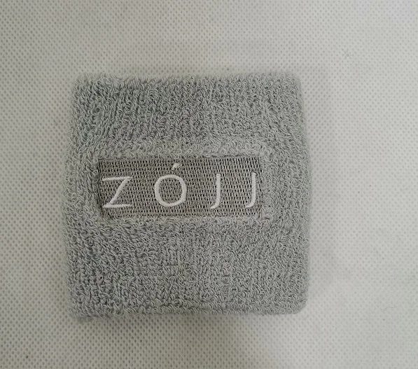 Unisex  protector wristband ,Colorful Cotton  Sweatband with woven embroidery Terry Cloth  for  football  Basketball band