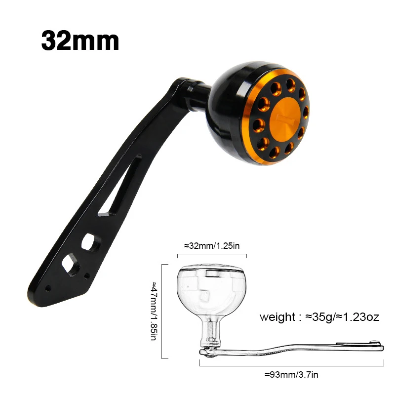 DIY modification of water droplet wheel, metal grip ball rocker arm modification, single rocker arm handle rocker arm 8 * 5mm
