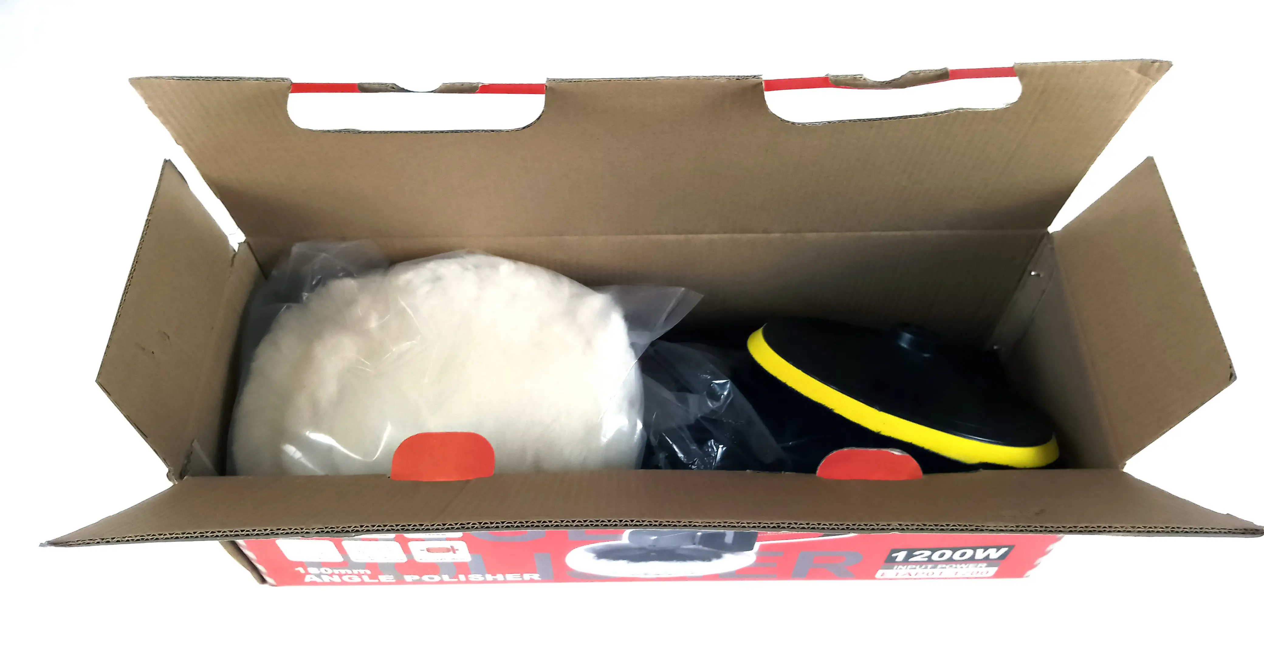 Rotary Car Buffer Polisher Waxer, 1200W  Variable Speed 600-3000RPM, Detachable Handle Perfect for Boat,Car Polishing and Waxing