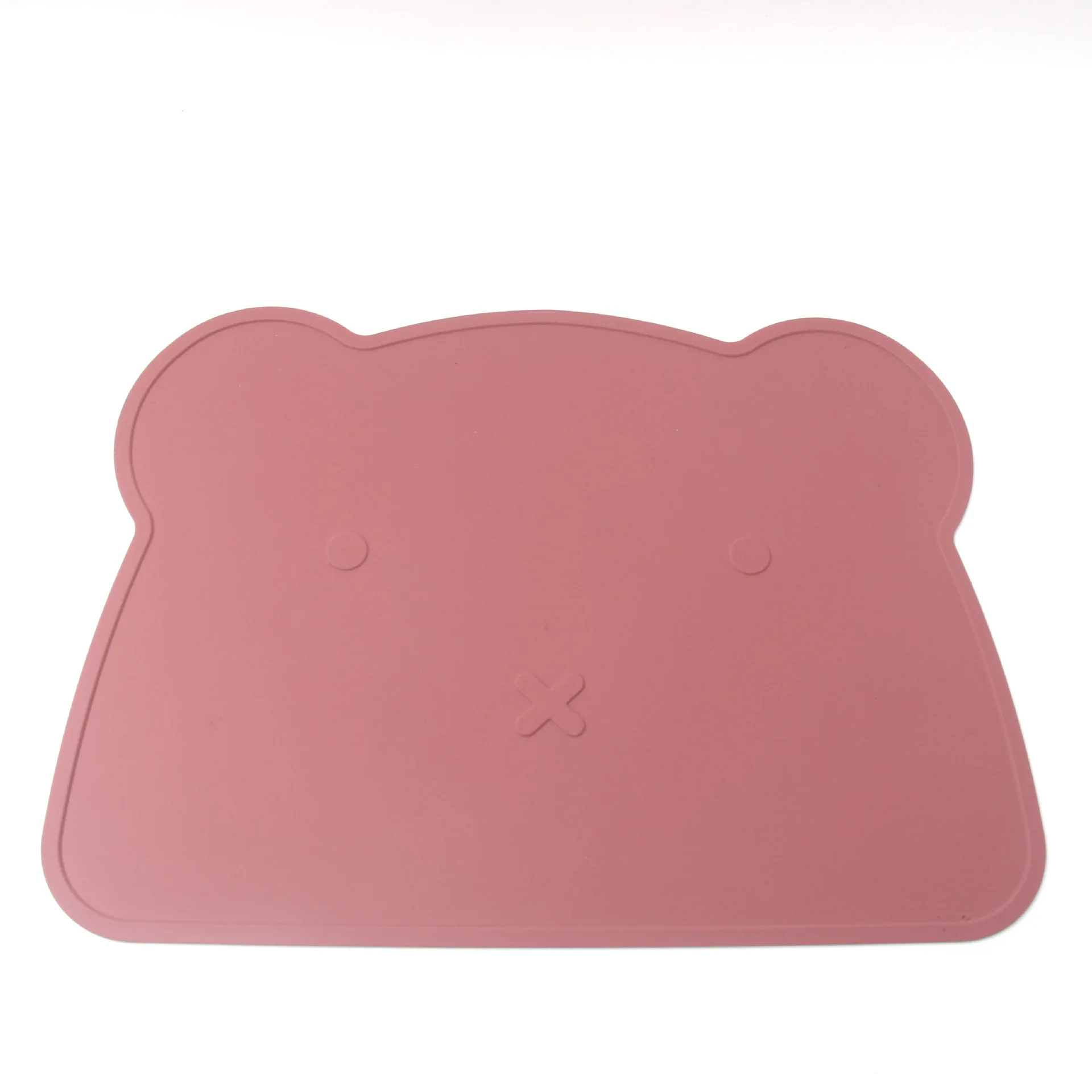 Silicone Cartoon Bear Placemat Kids Plate Mat Food Grade Silicone Table Pad Waterproof heat insulation Kitchen gadget Easy Clean
