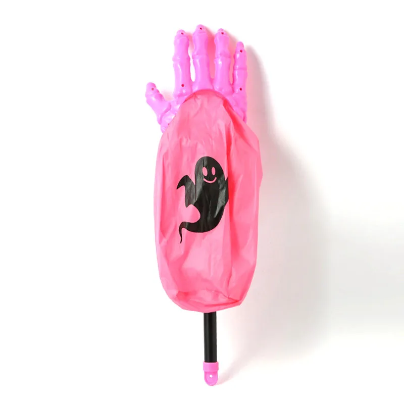 Plastic Retro Light Up Personalized Logo Cute Cauldron  Pot Halloween Candy Bucket