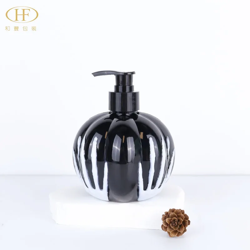 Plastic Bottle Factory Packaging Customized skull Hand Cartoon Manual Pressure Pump Liquid Soap Dispenser for house