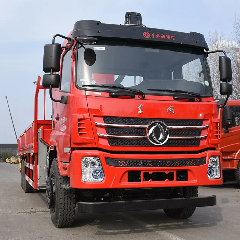 Factory Wholesale Truck mounted crane 3 Ton 5 Ton 6.3 Ton 8 TonTelescopic Boom Small Truck Mounted Crane For Sale