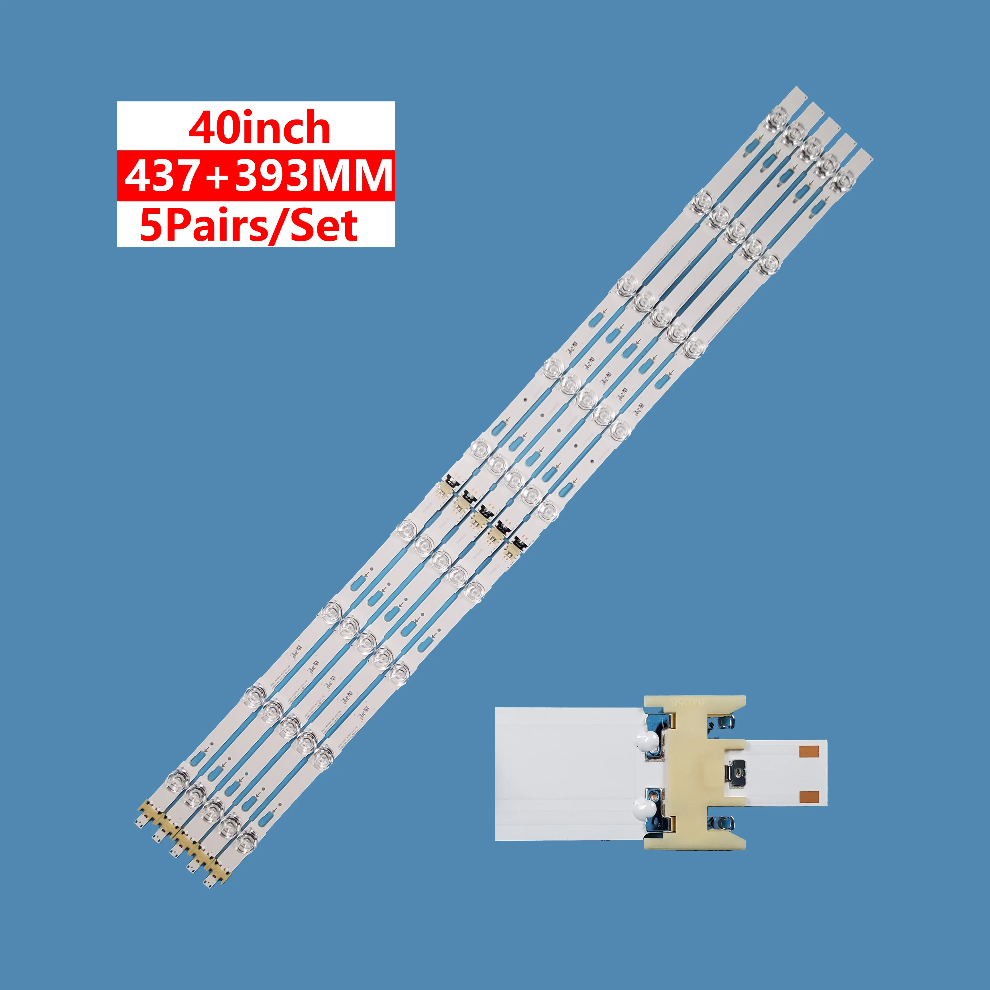 Полосы подсветки телевизора V6DU-400DCA-R2/V6DU-400DCB-R2 для ремонта телевизора Samsung UE40KU6000W