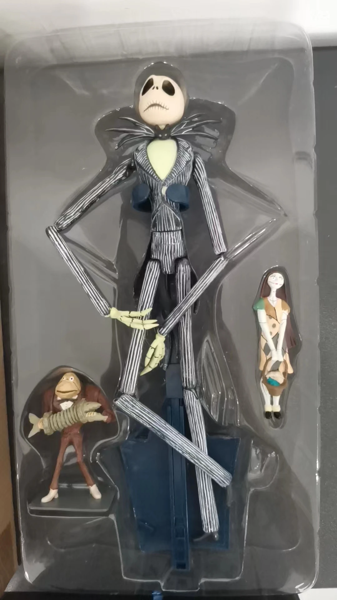 Hot sales Jack Skellington Deluxe with Interchangeable Head Nightmare Before Christmas action figure halloween gift for kid