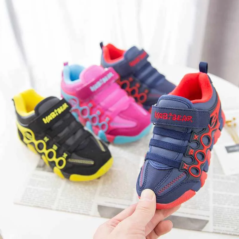 
Custom Logo Kid Sport Shoes Breathable Children Running Footwear 