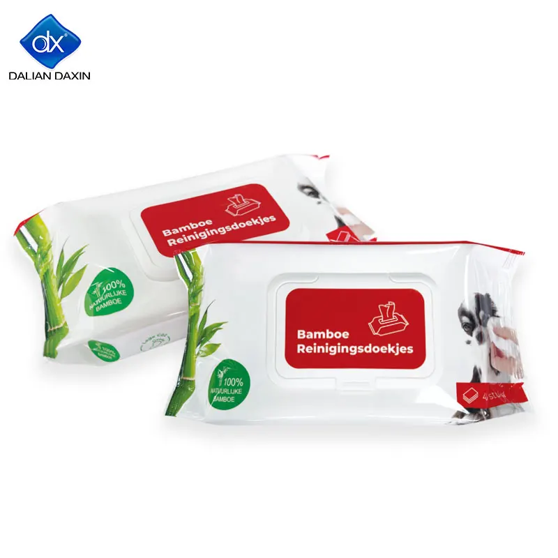OEM 10 pieces packed pet cleaning wet wipes for dogs and cats