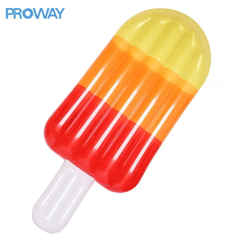 OEM/ODM Inflatable Float Mat Water Swimming Pool Toy Floating Ice Pop Water Air Mattress Large Size Summer Fun Hgih Quality