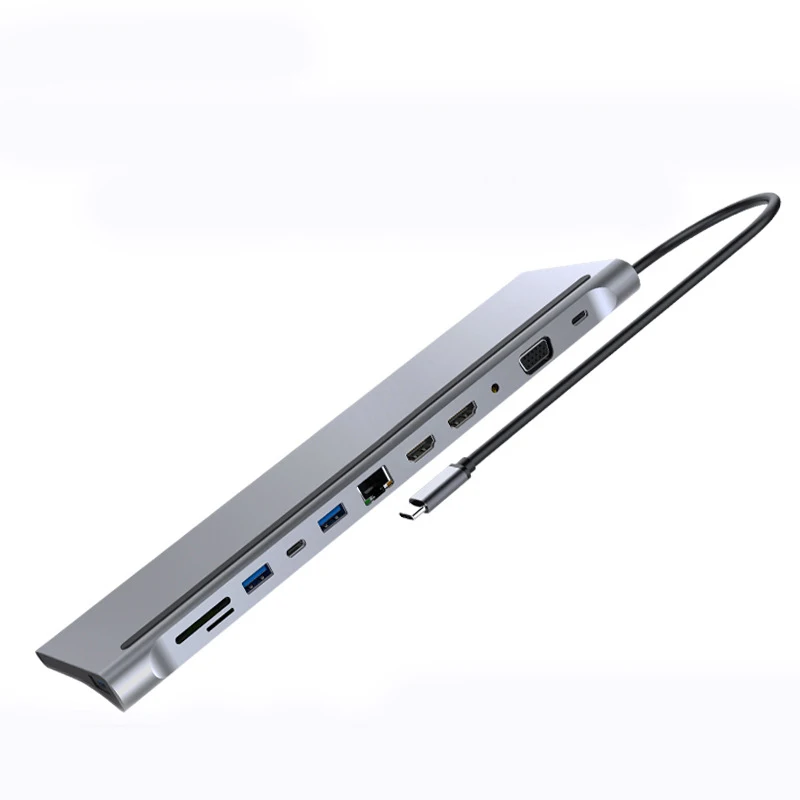 All In One For PC Computer Accessories usb c hub 12 in 1 usb-c multi hub usb hub 12 port