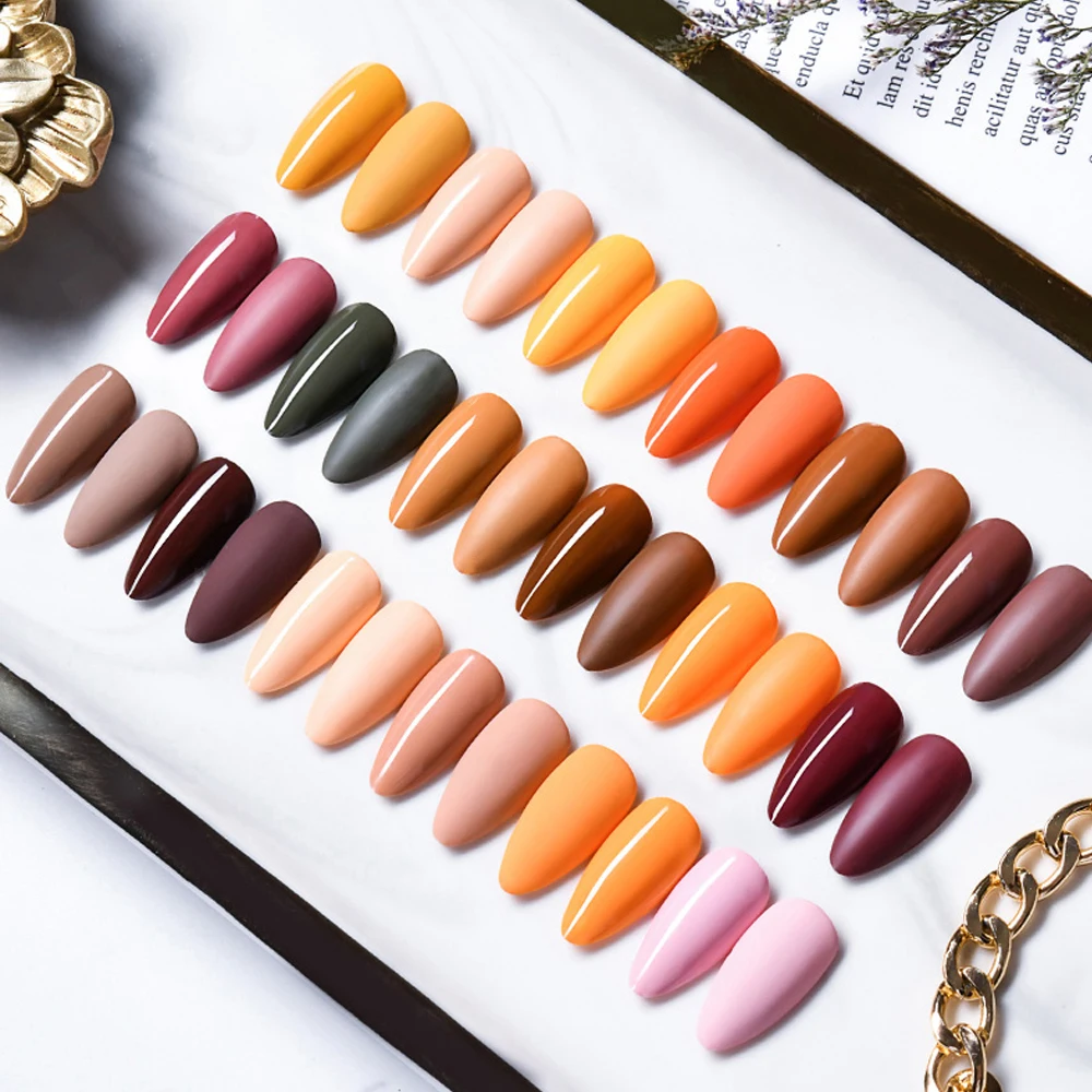 Private Label OEM Bottle 15ml Neon Glitter Soak Off Uv Gel Nail Polish Set Kit For Nail Salon and Beginner