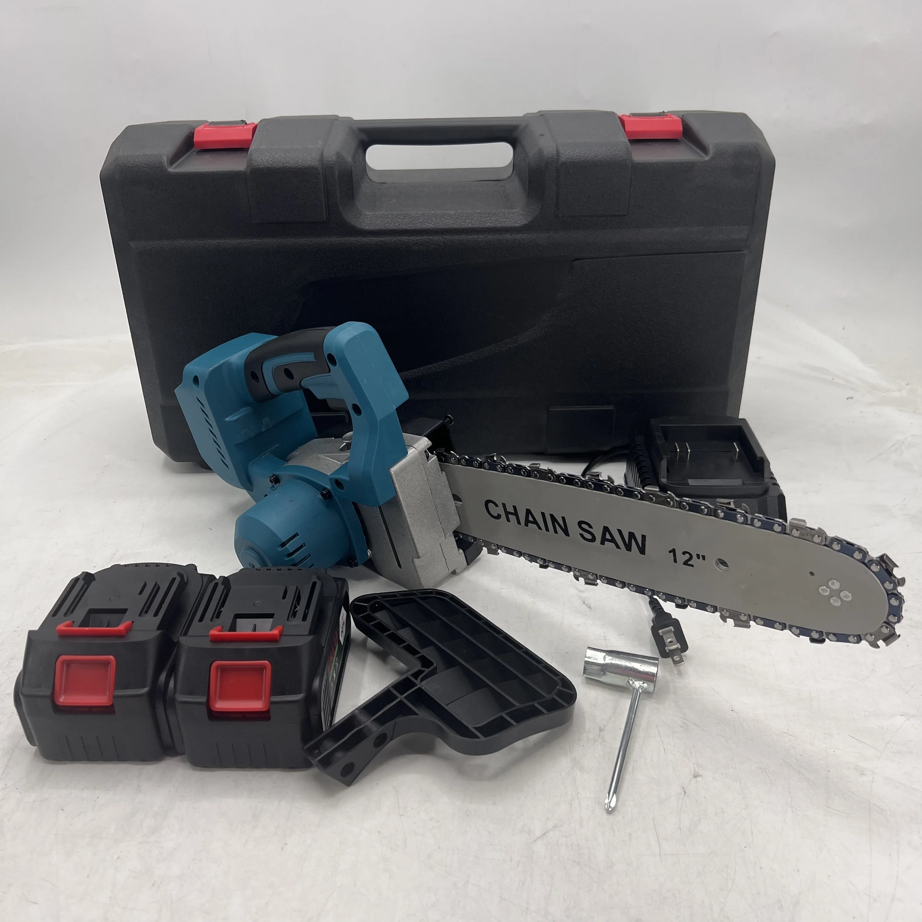 Rechargeable household handheld chainsaw, high-power outdoor wireless lithium chainsaw