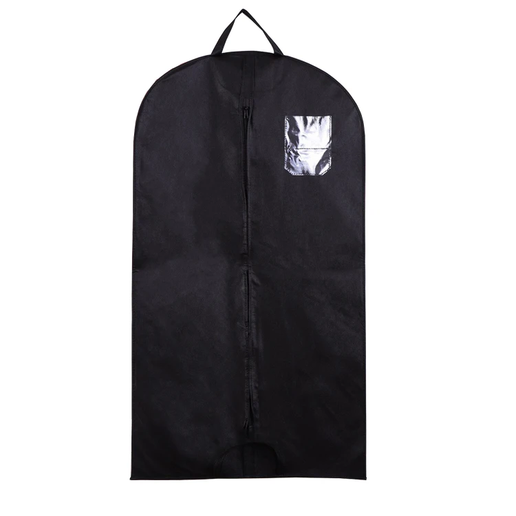 Personalized Custom Fashion Travel Dust Suit Cover Foldable Dress Cover Reusable Clothes Suit Protector Garment Bag with Handle