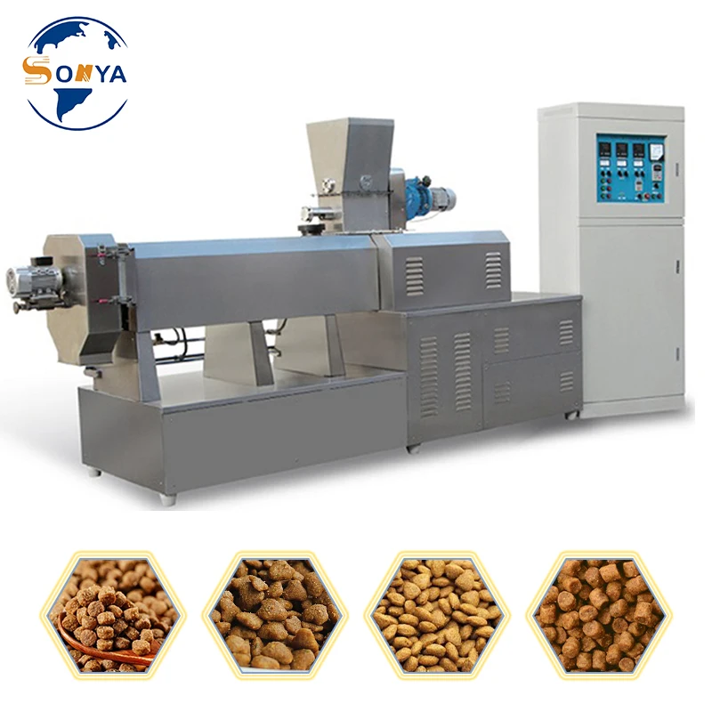 Production Line Mill 2022 Cat Fish Dog Chicken Goat Cattle Poultry Making Use Pet Food Animal Feed Pellet Machine