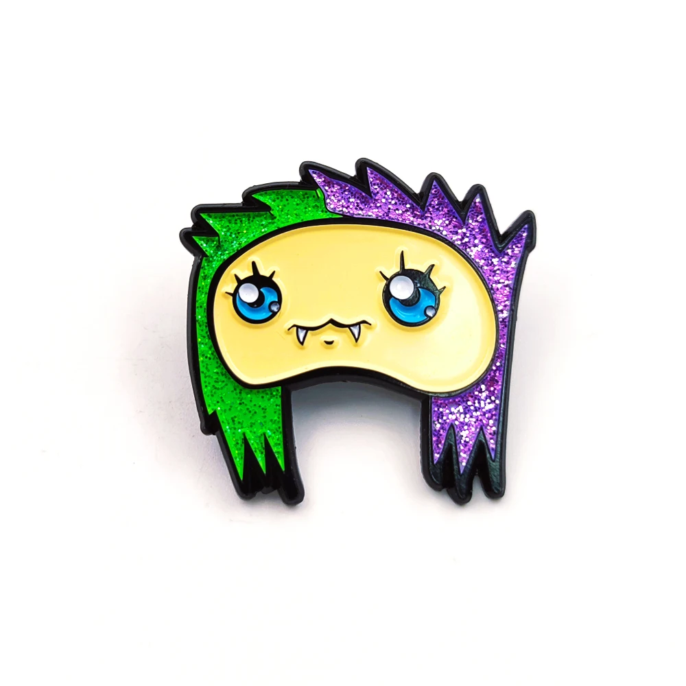 Enamel pin manufacturer factory wholesale supplier hard/soft horror enamel pin custom metal anime pin button badge no minimum