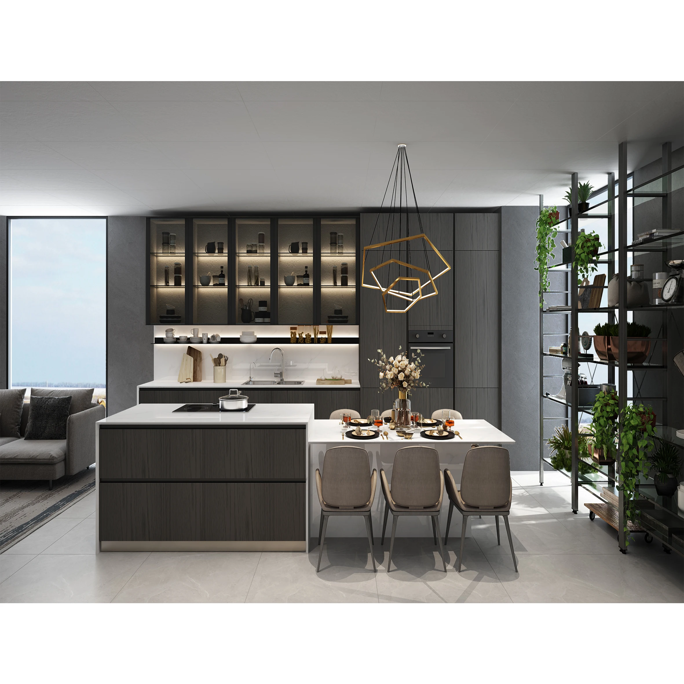 
High Gloss Lacquer New Model Kitchen Cabinet Australia Modern Villa Project High Gloss Lacquer Kitchen Cabinet Furniture 