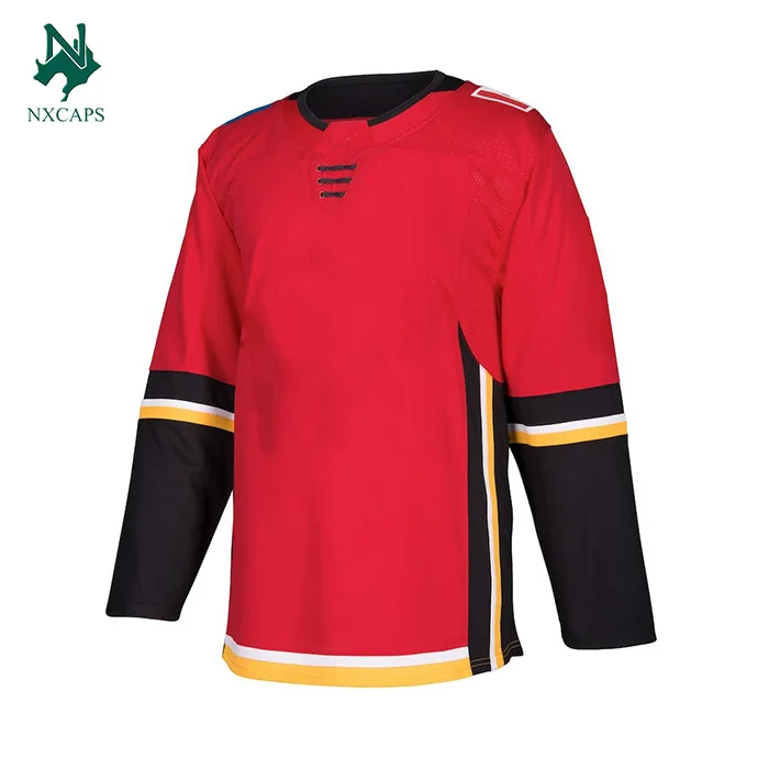 Wholesale Personalized Custom Ice Hockey Jerseys Fashion Print Team Jersey Breathable Team Sports Jersey