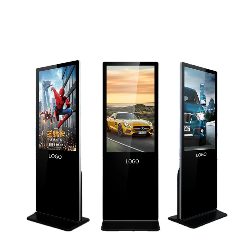 43 inch Floor Standing Kiosk 2K 4K Touch Screen Indoor Advertising Player Display Android Windows LCD Totem Digital Signage