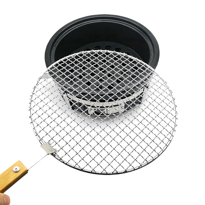 OEM ODM Round Tabletop Ceramic Clay Stove Portable BBQ Charcoal Grill for Outdoor Indoor Cooking