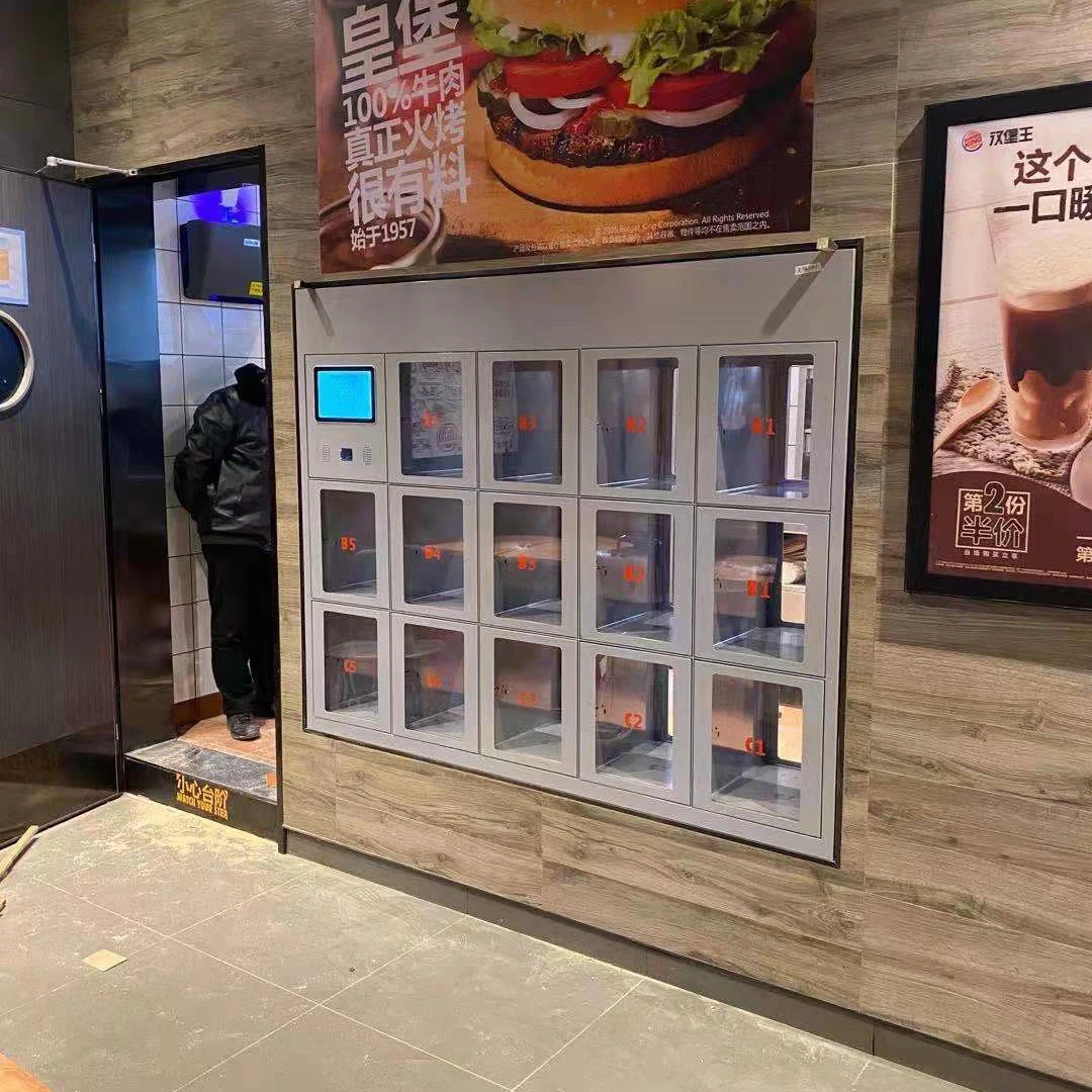 AUV 15 Doors School Restaurant Electronic Industrial Steel Storage Smart Inventory Parcel Locker