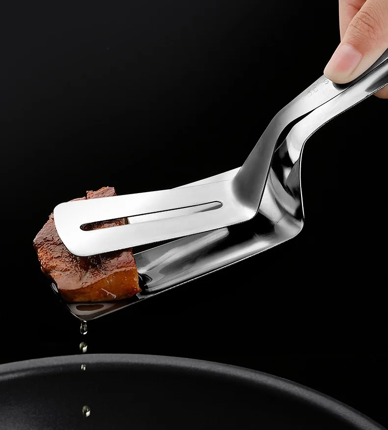 Кухонная посуда Bonny из нержавеющей стали многофункциональный утолщенный стейк и зажим для барбекю кухонная Лопата жарки