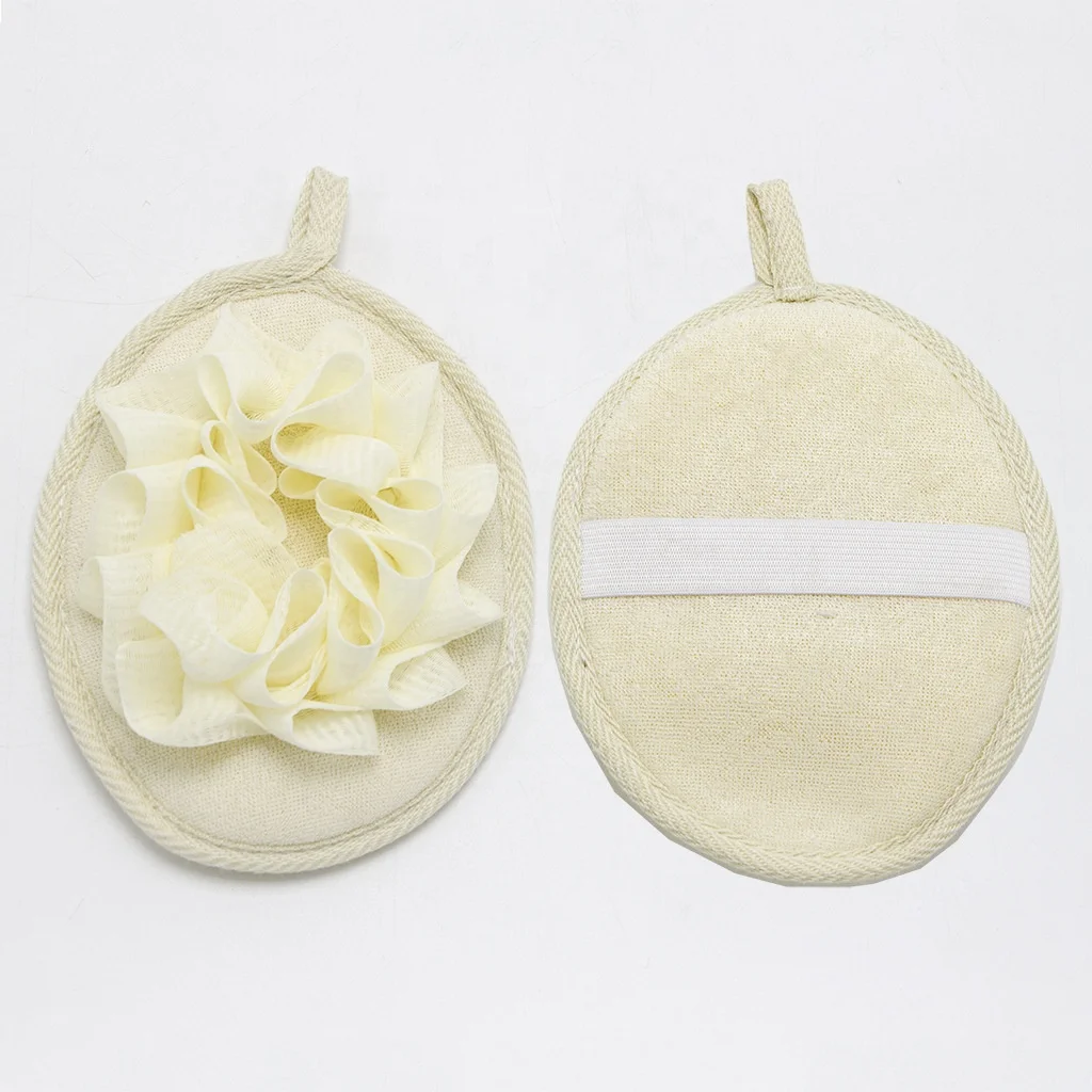 Soft Exfoliating Brush Shower Bathing Sponge for Body Exfoliation and silicone massage bath brush for body