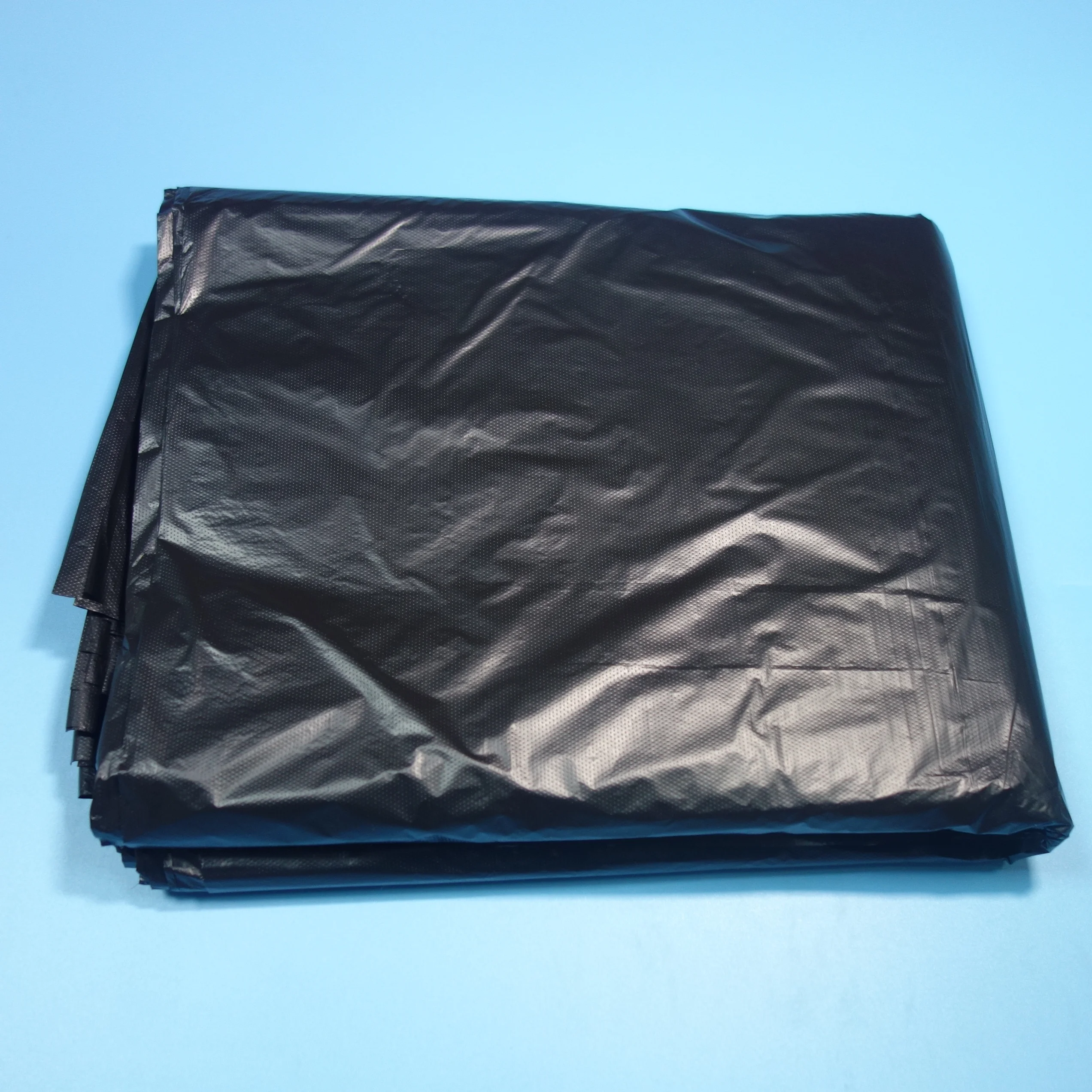 China supplier 60*70cm virgin 100% LDPE/HDPE  plastic garbage bags custom dustbin bags clean up stock