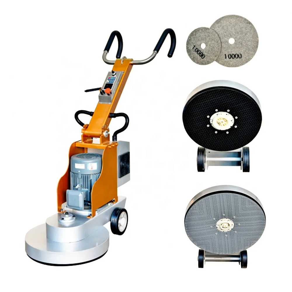 20 Inch High Speed Concrete Floor Polishing Machine Hand Push Floor Buffer
