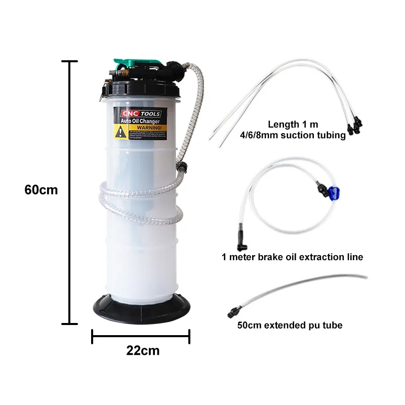 Oil Fluid Extractor 7.5l Manual Pneumatic Oil Suction