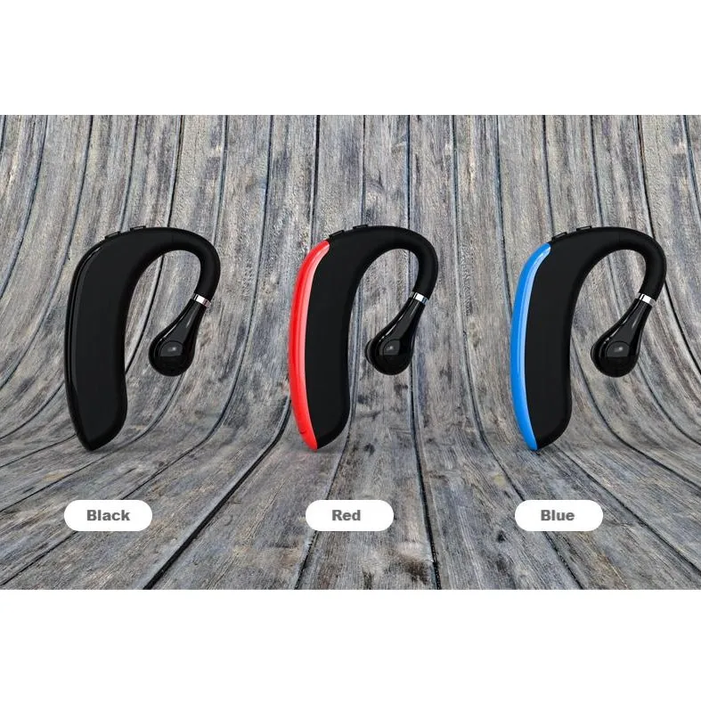 Ear-Hook BT5.0 Headset with Mic Lightweight Noise Cancelling Painless Wearing Earphones  Hi-Fi stereo single  earset