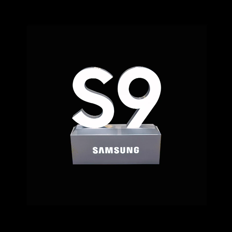 FOG advertising Counter display led signs office signs ABS floor standing led sign