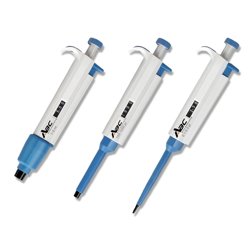 Hot Selling Semi-Autoclavable Adjustable Laboratory Pipette Micropipette 20-200ul for Disposable Pipette Tips Available 3 Years