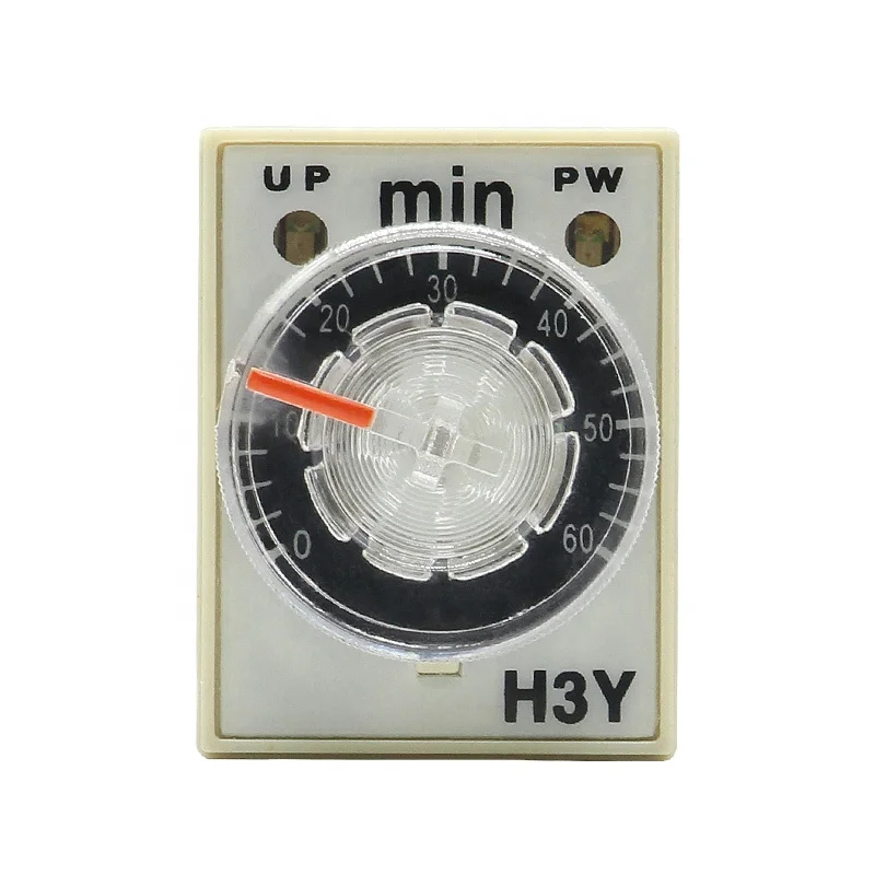 JOYELEC H3Y-2 Timer Relay 0-60M Delay Relay AC 220V IC Time 50/60Hz