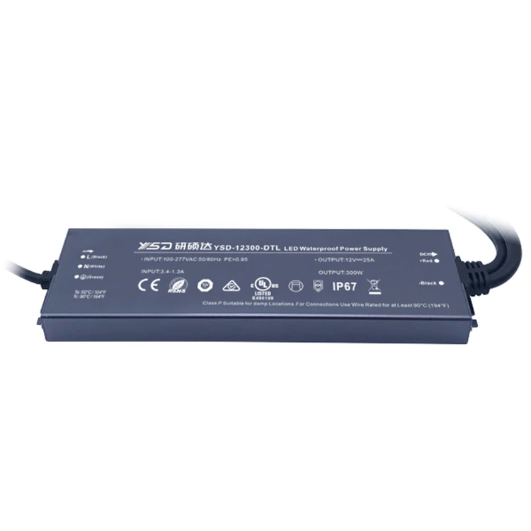 waterproof led power supply 12v 24v 60w 100w 200w 300w 350w 400w ip67 led driver for outdoor led lighting